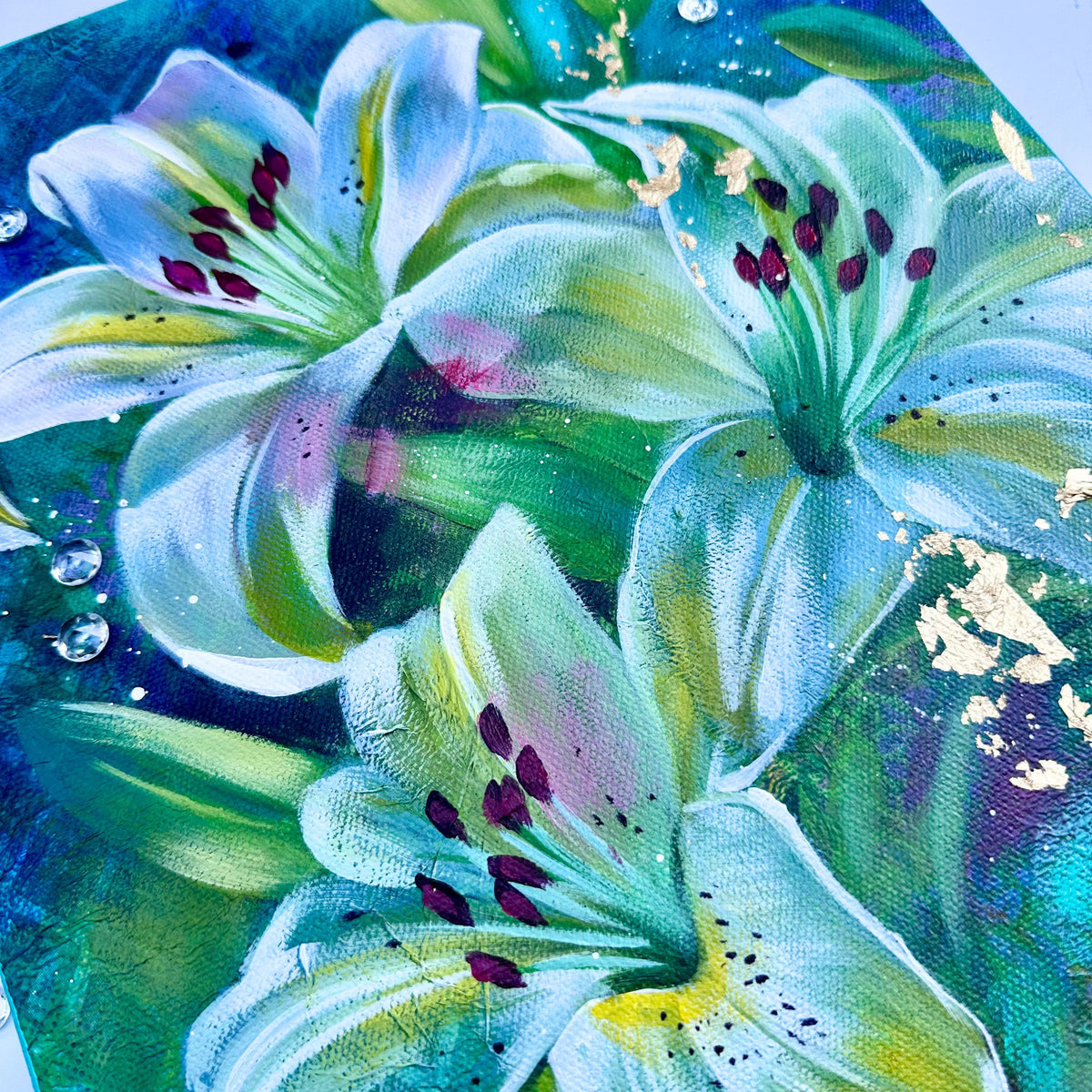 LIVE Enchanted Lilies Mixed Media & Acrylic Painting Workshop ✨🌿 | September 24 & 25, 2026