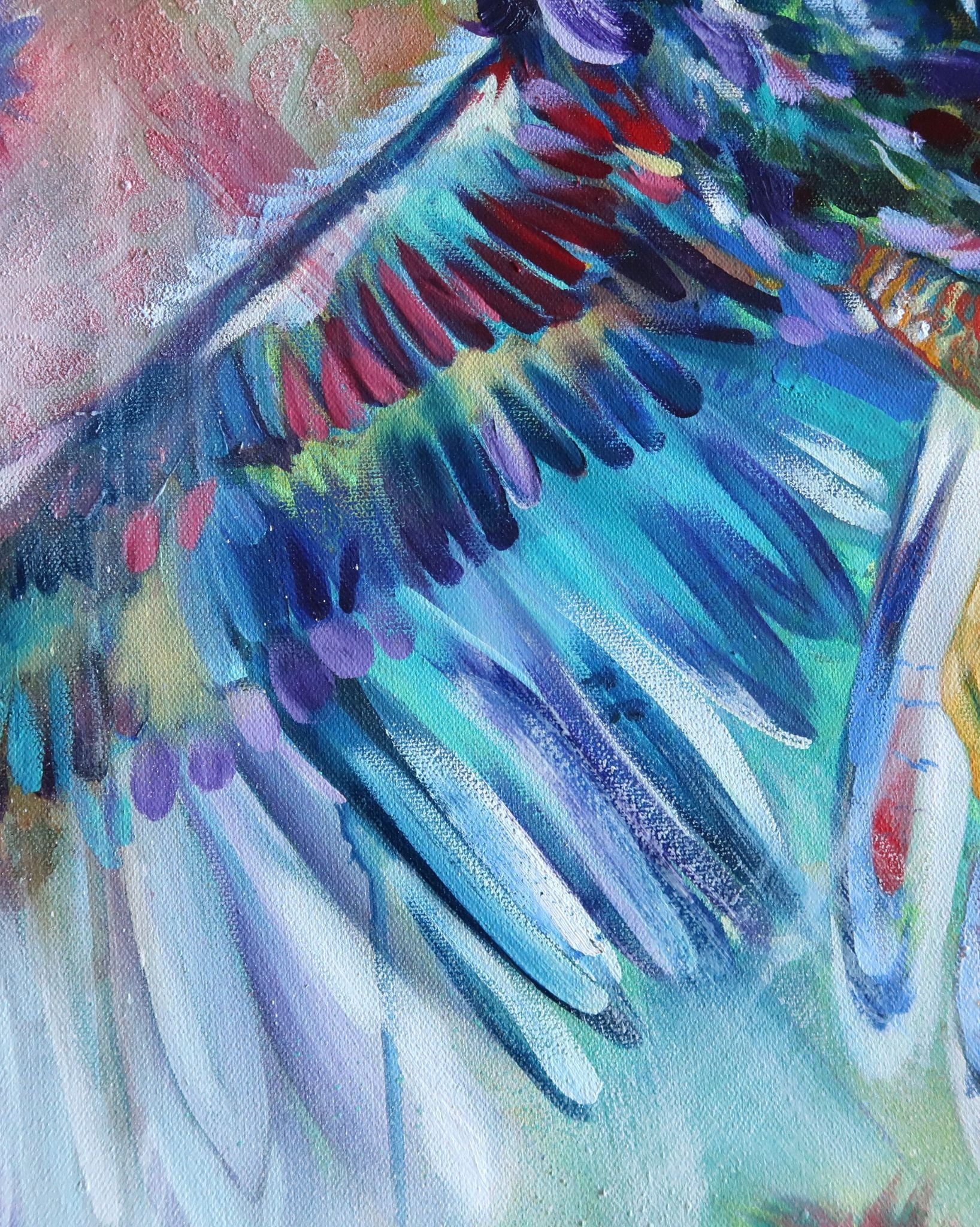 ORIGINAL ART - "Transformation" by Shilpa Lalit, Acrylics and oil paints on Canvas