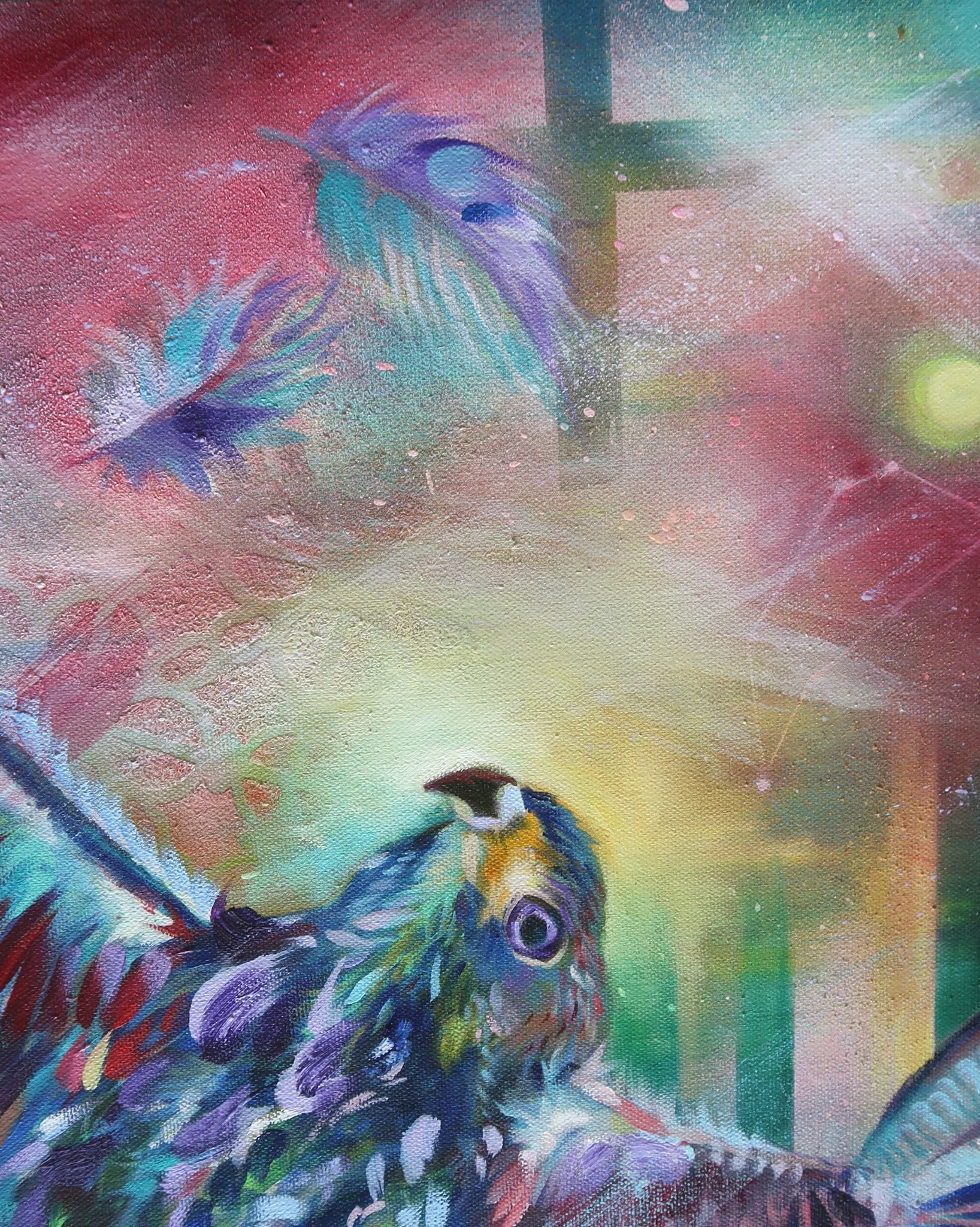 ORIGINAL ART - "Transformation" by Shilpa Lalit, Acrylics and oil paints on Canvas