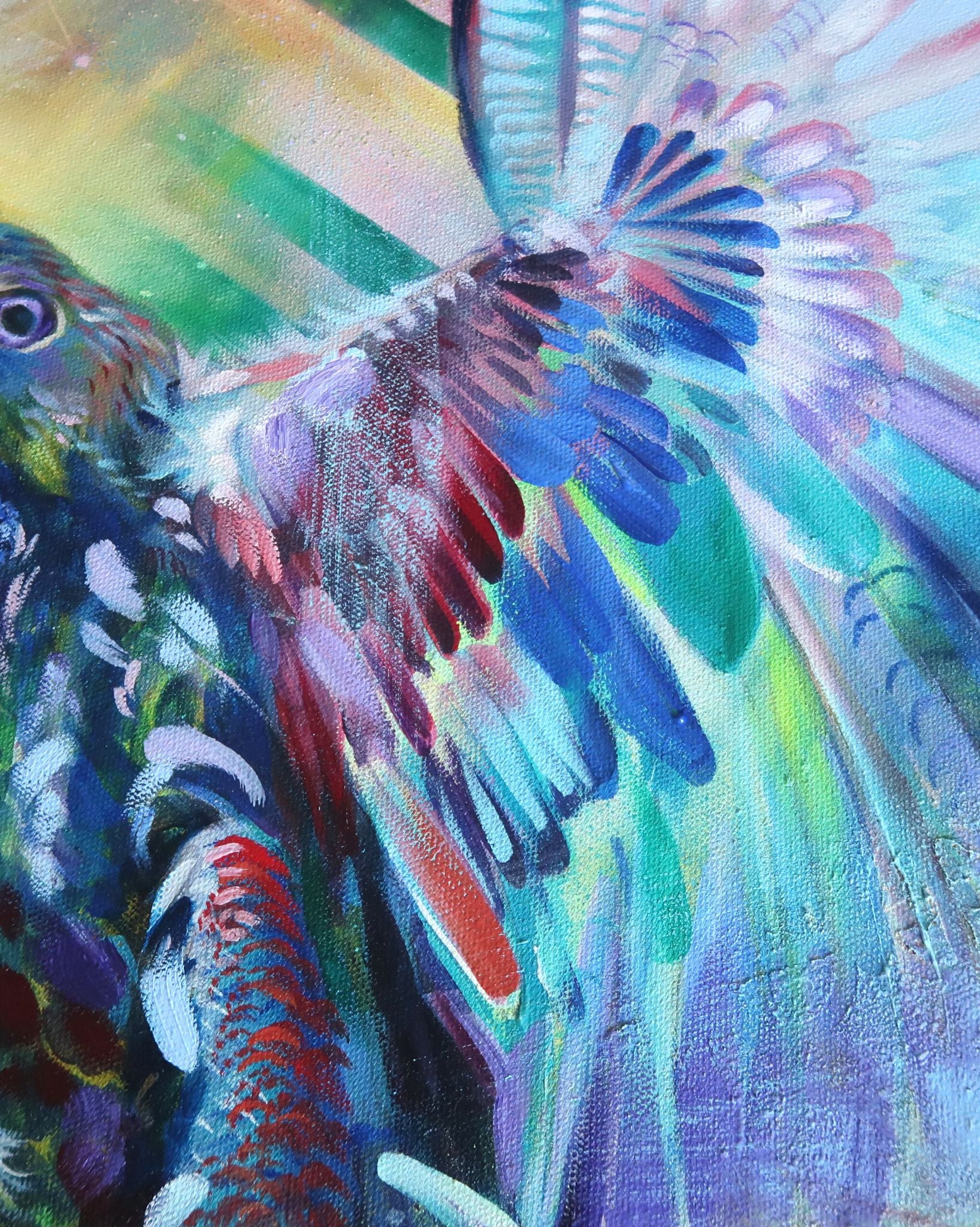 ORIGINAL ART - "Transformation" by Shilpa Lalit, Acrylics and oil paints on Canvas