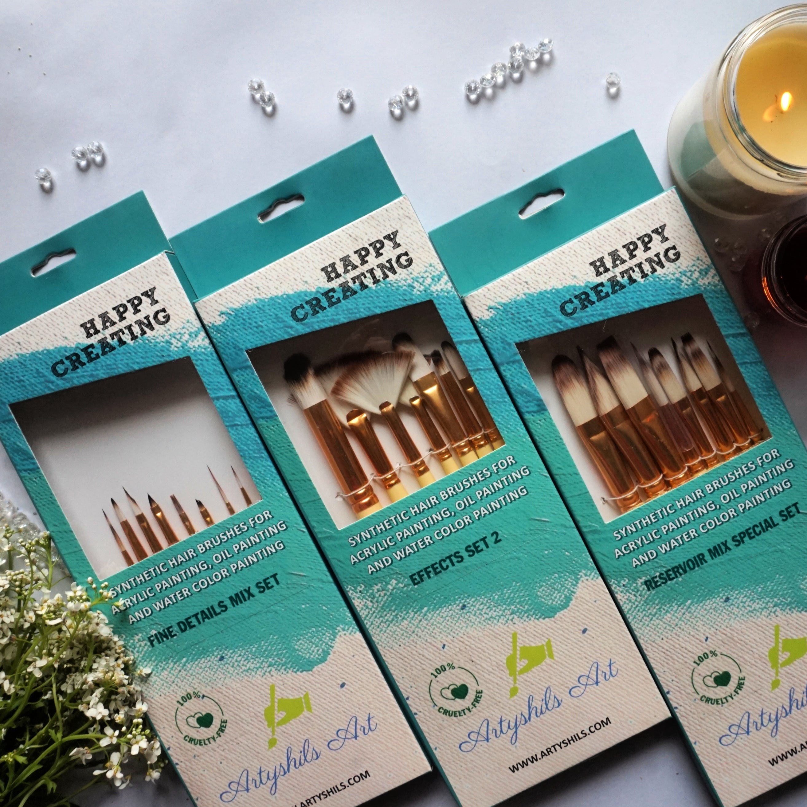 COMBO 14 :- VERSION 3 Fine details set + Effect two set + Long hair reservoir set