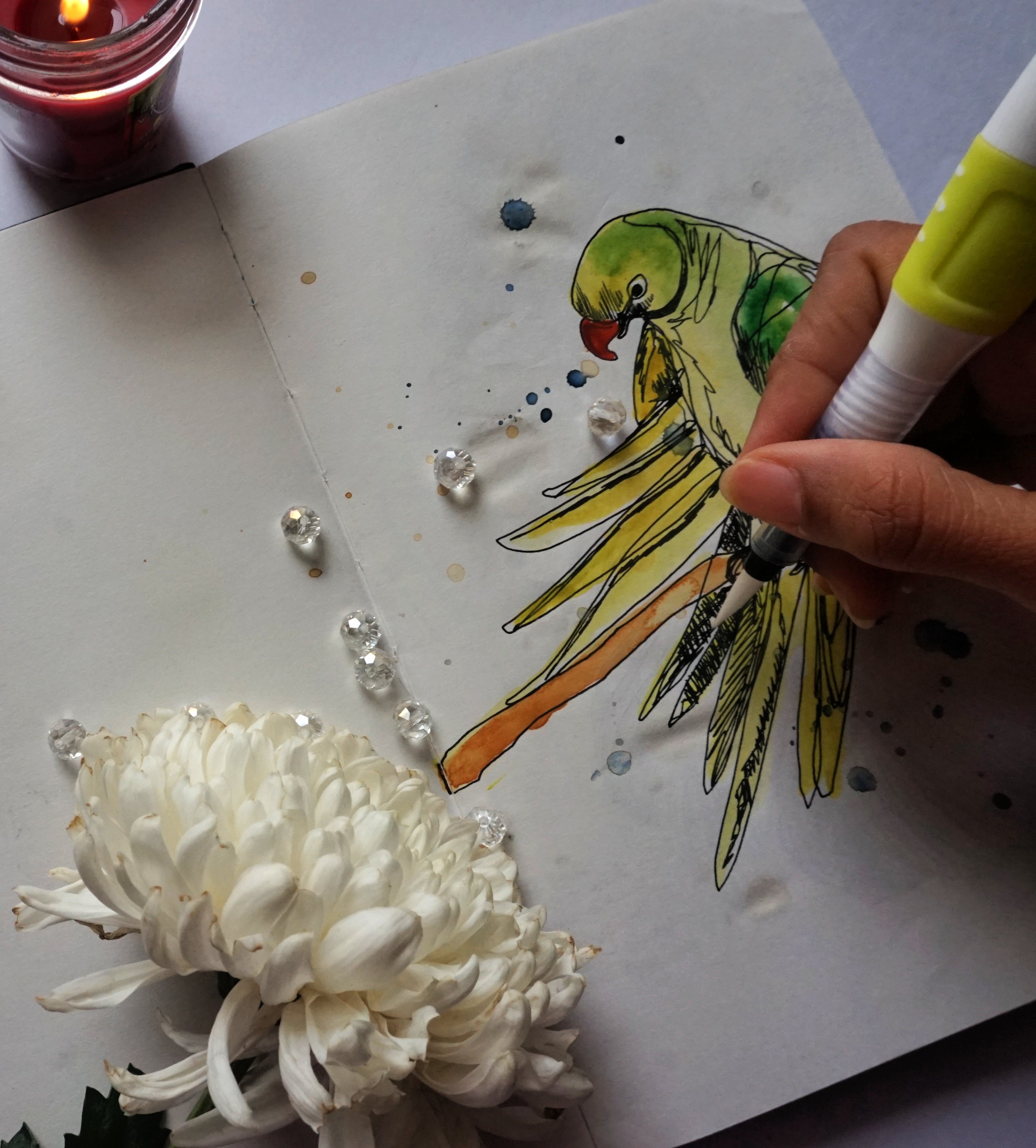 Water Brush Pen ( Medium )