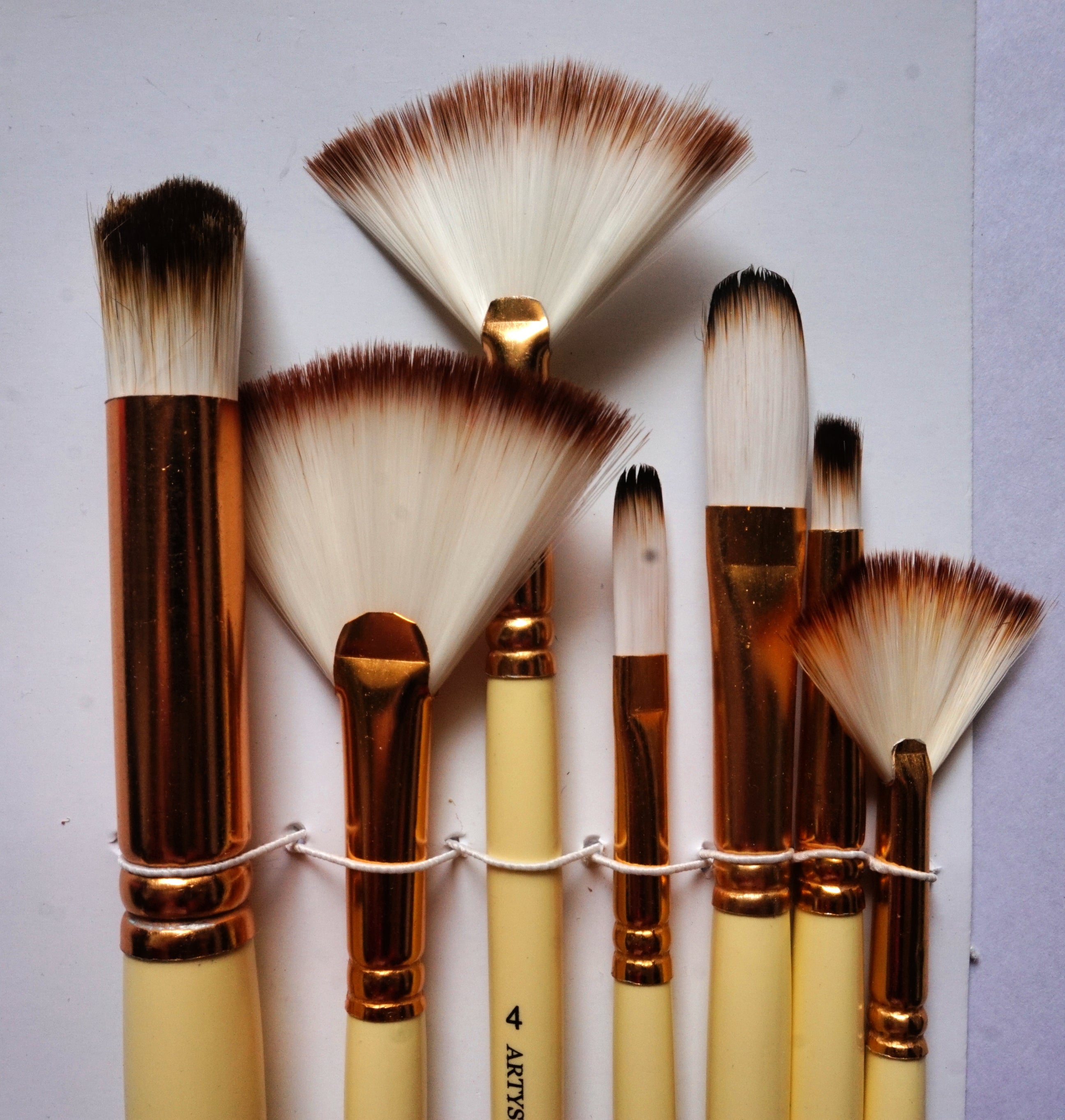 ** VERSION 3 ** Fan and horse shoe blender effect brushes 2 set by Artyshils Art