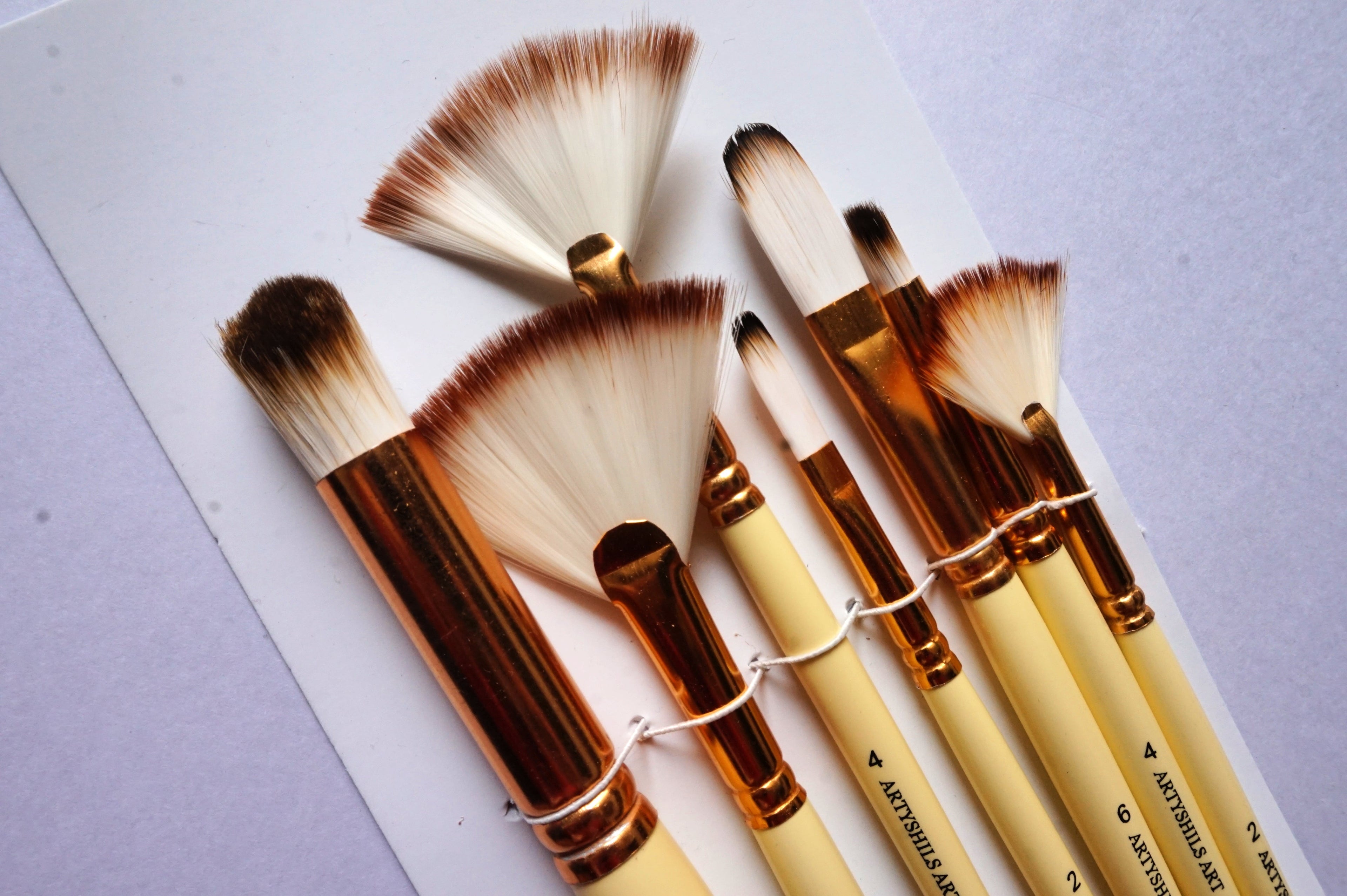 ** VERSION 3 ** Fan and horse shoe blender effect brushes 2 set by Artyshils Art