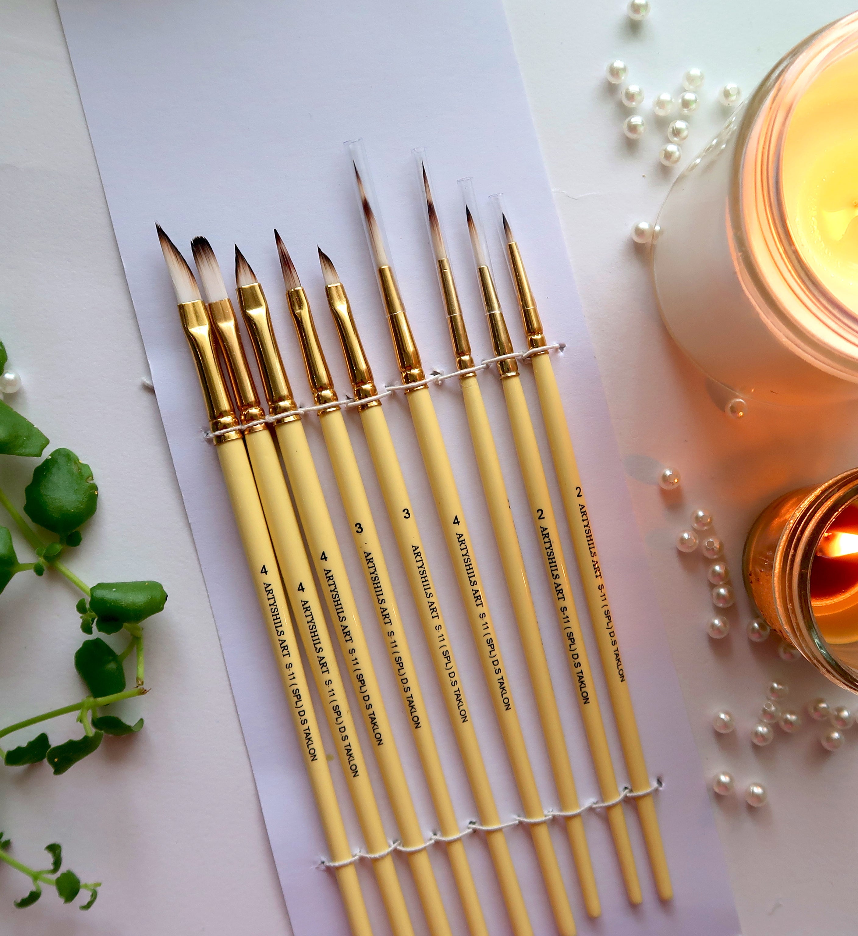 **VERSION 4** Fine details PLUS SIZE mix brushes for painting by Artyshils Art