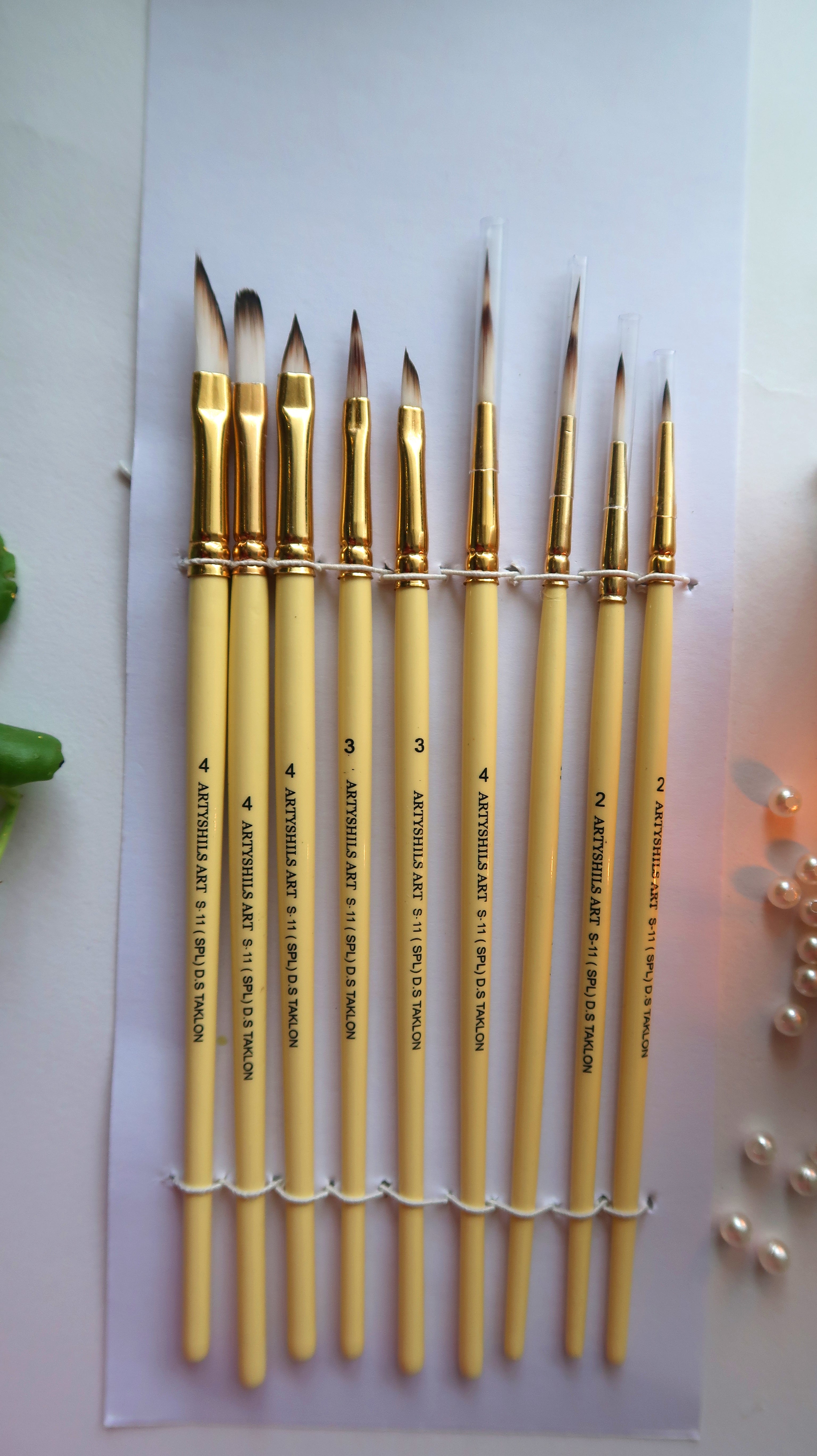 **VERSION 4** Fine details PLUS SIZE mix brushes for painting by Artyshils Art