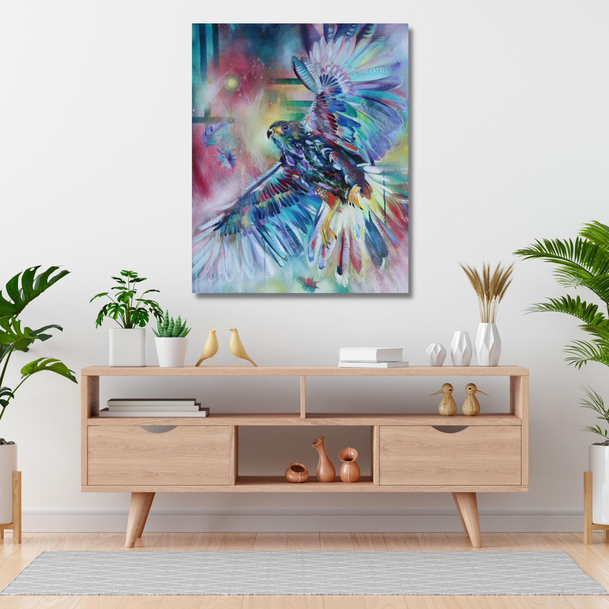 ORIGINAL ART - "Transformation" by Shilpa Lalit, Acrylics and oil paints on Canvas