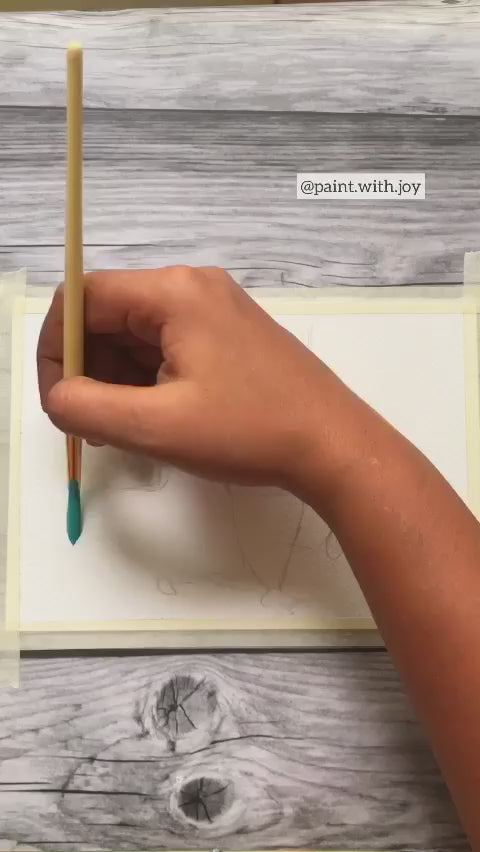 PAINTING BRUSHES ROUND - Round Synthetic hair brushes for painting by Artyshils Art