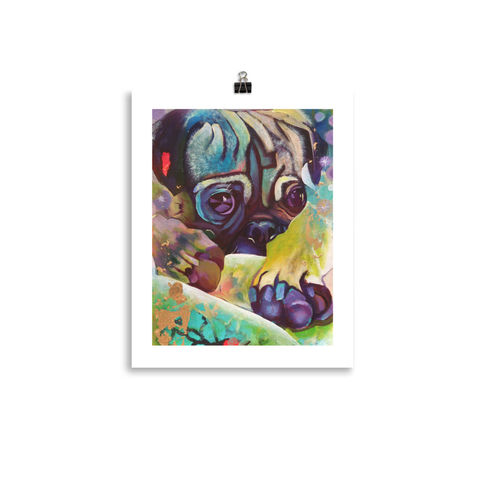 FINE ART PRINT :- THE PUG