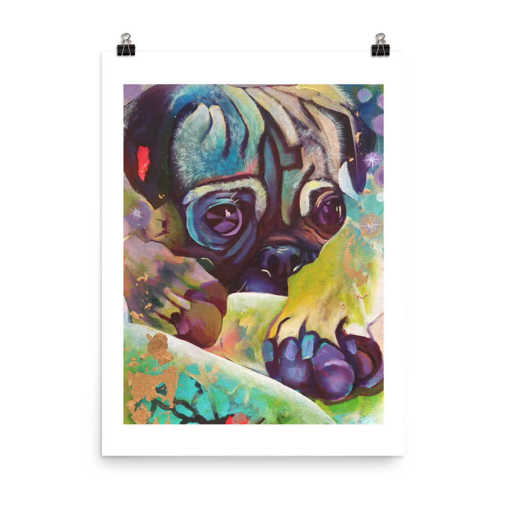 FINE ART PRINT :- THE PUG