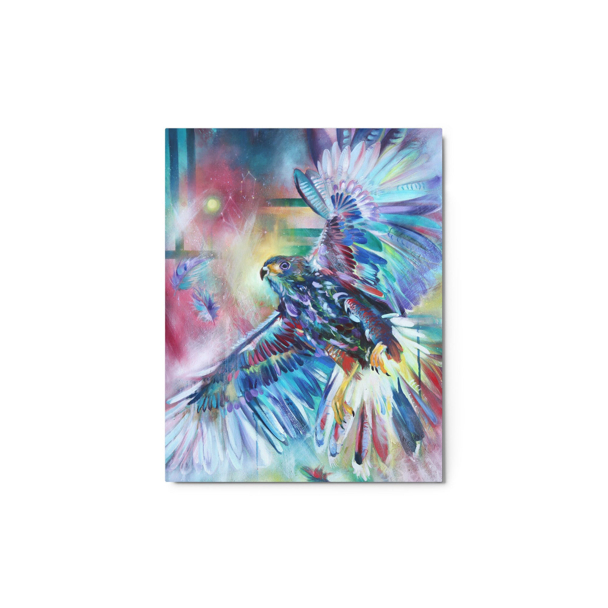 METAL PRINT GLOSS - TRANSFORMATION | BIRD RISING HIGH METAL PRINT | HOME DECORE