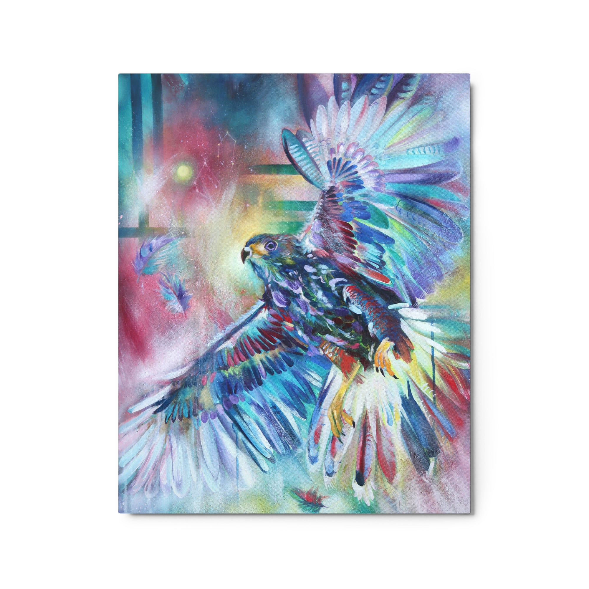 METAL PRINT GLOSS - TRANSFORMATION | BIRD RISING HIGH METAL PRINT | HOME DECORE