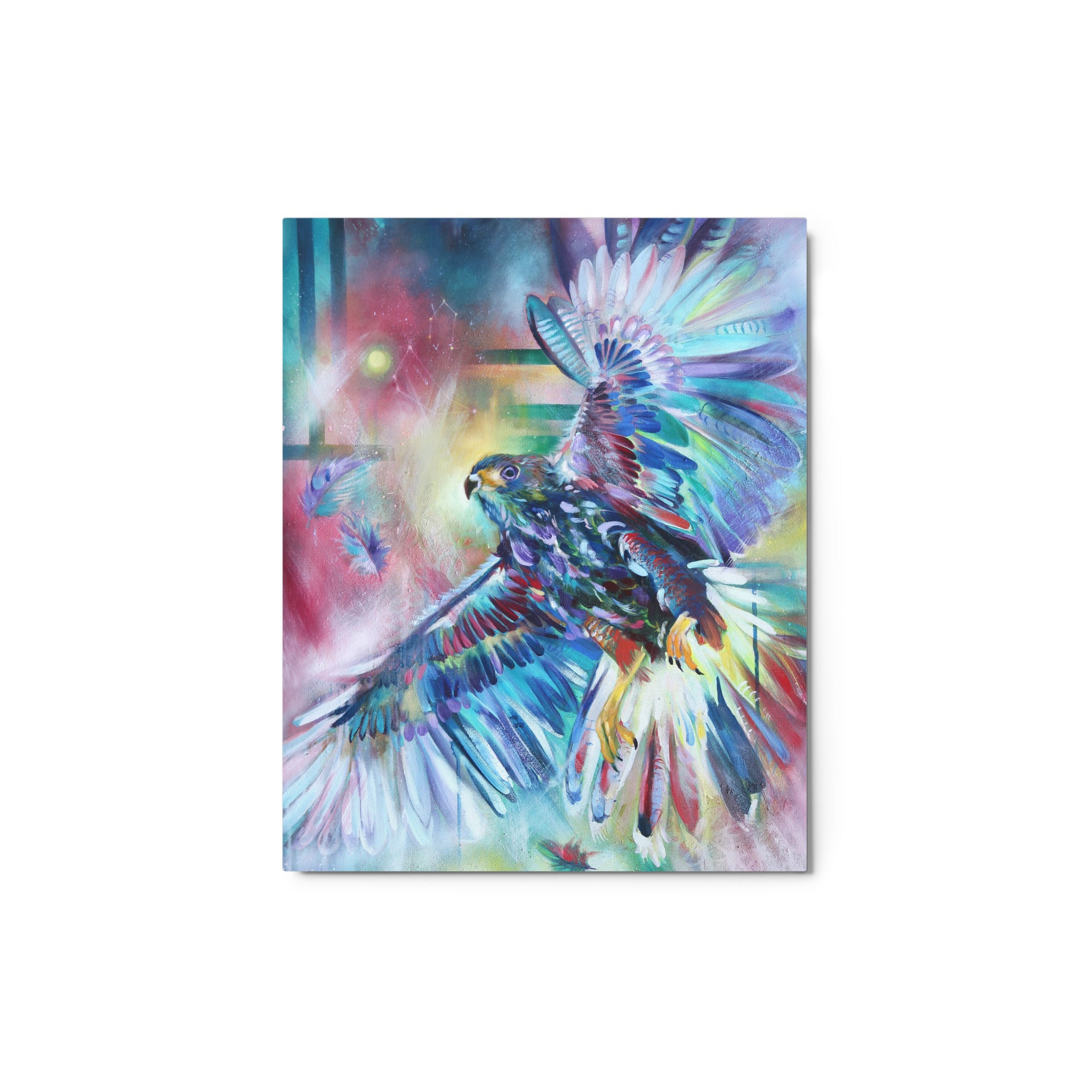 METAL PRINT GLOSS - TRANSFORMATION | BIRD RISING HIGH METAL PRINT | HOME DECORE