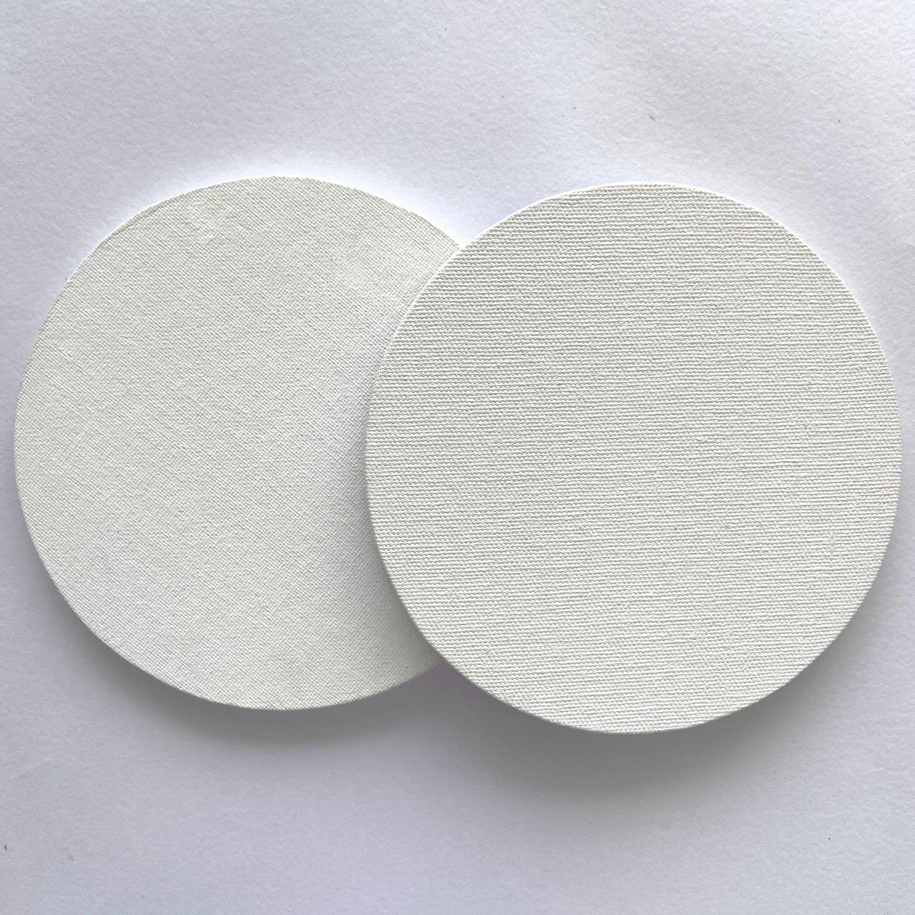 9” WOODEN ROUND CANVAS PANELS 2 PIECES