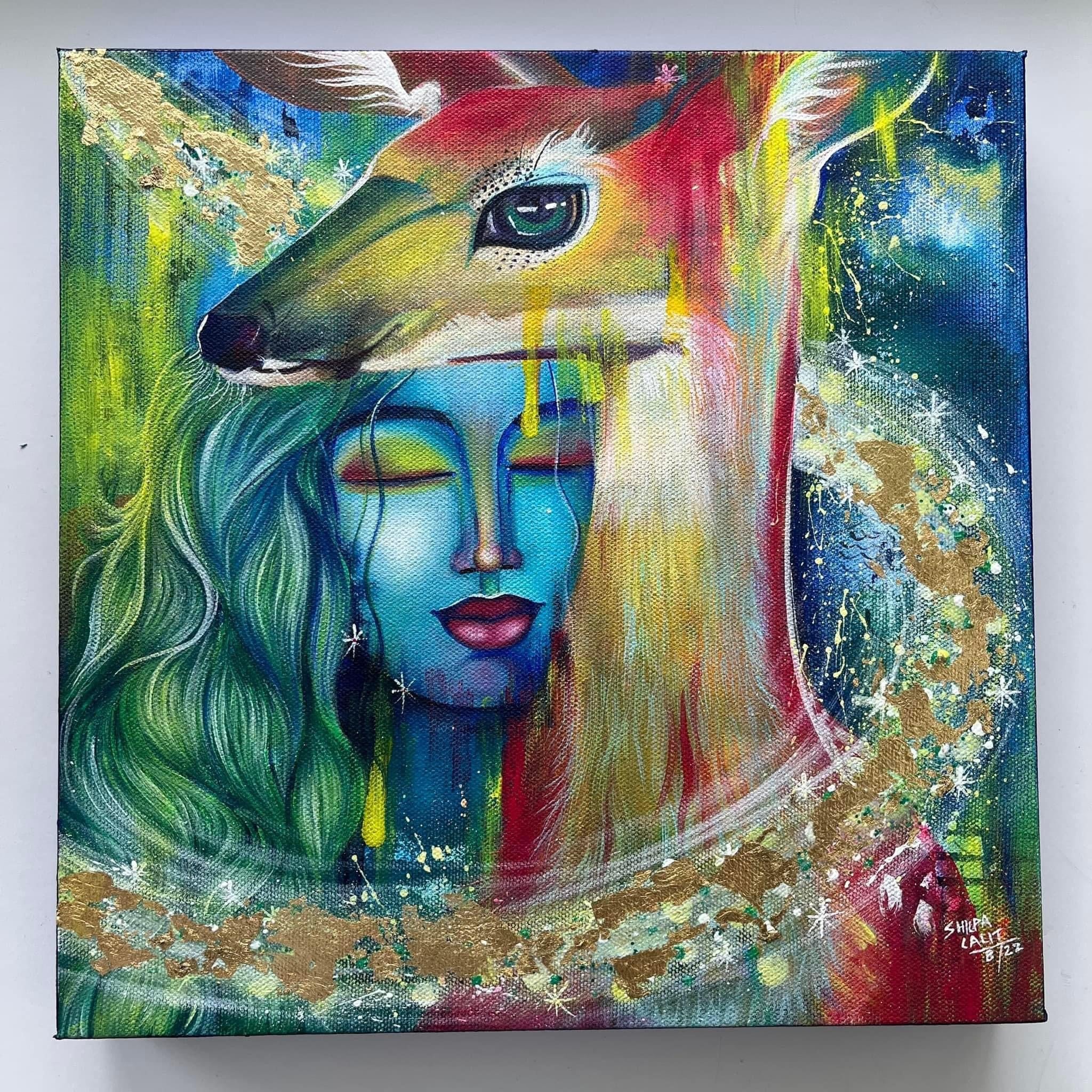 ORIGINAL ART :- “ Embrace the moment “