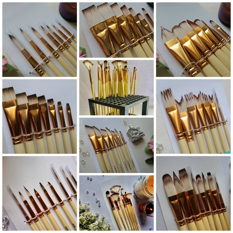 COMBO 18 :- ALL 9 SETS + BRUSH ORGANIZING RACK