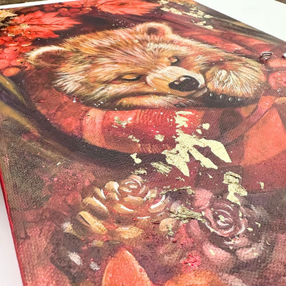 LIVE Cozy Fall Baby Bear Mixed Media &amp; Acrylic Painting Workshop | October 22 &amp; 23, 2026 🐻🍂