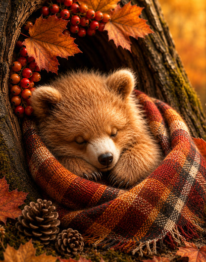 LIVE Cozy Fall Baby Bear Mixed Media &amp; Acrylic Painting Workshop | October 22 &amp; 23, 2026 🐻🍂