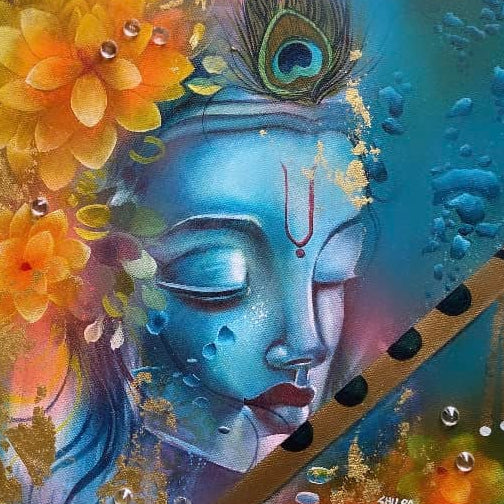 Krishna Underwater Acrylic Painting Workshop | Step-by-Step Divine Art Class for Beginners