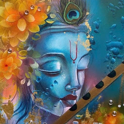 Krishna Underwater Acrylic Painting Workshop | Step-by-Step Divine Art Class for Beginners