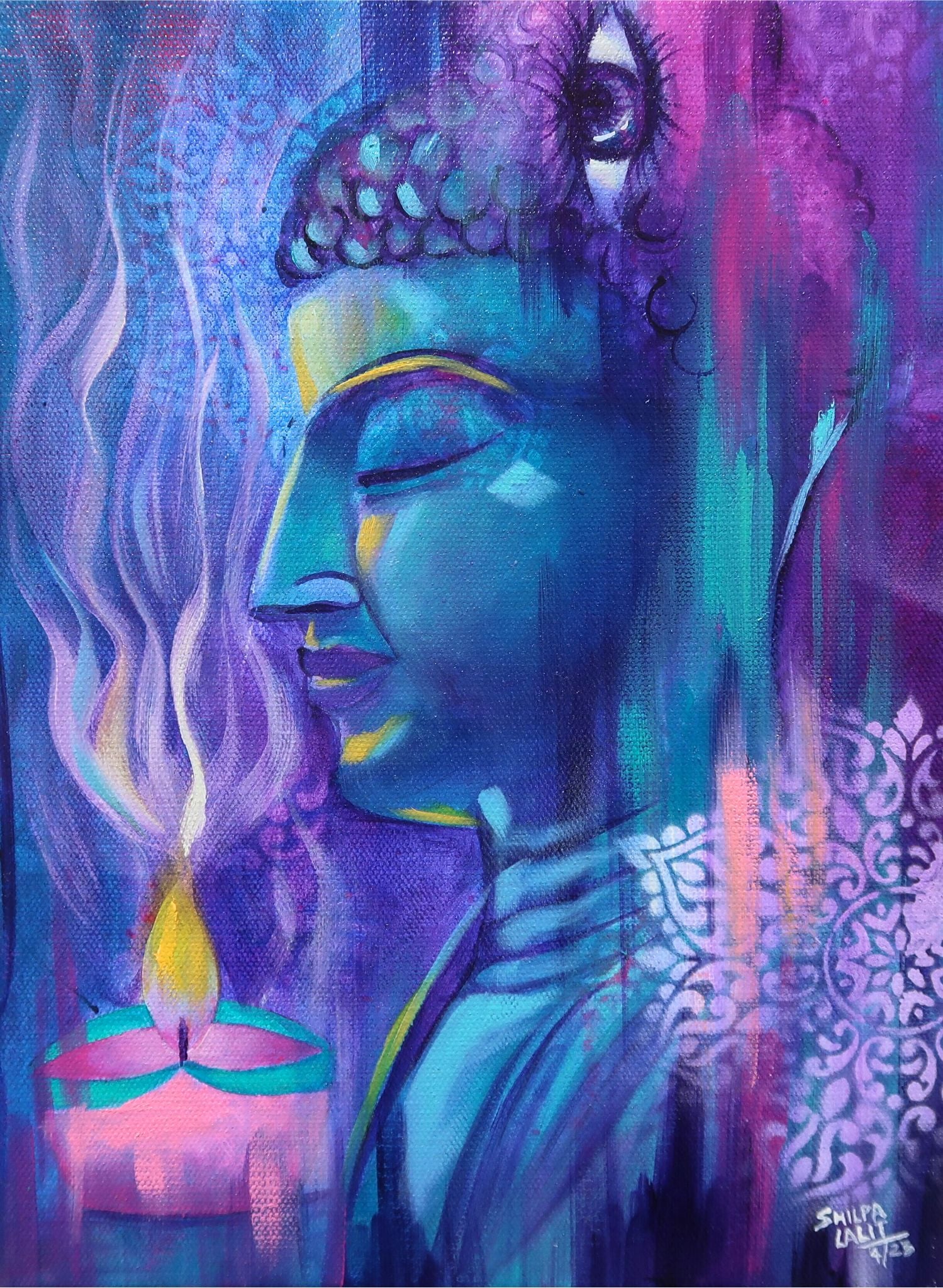 &quot; Meditation - The path to subconscious &quot; Original Art