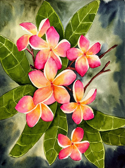 Paint Beautiful Flowers in Acrylic v/s Watercolour | Online Floral Painting Workshop – Pansies, Stargazer Lilies, Plumeria &amp; Lotus