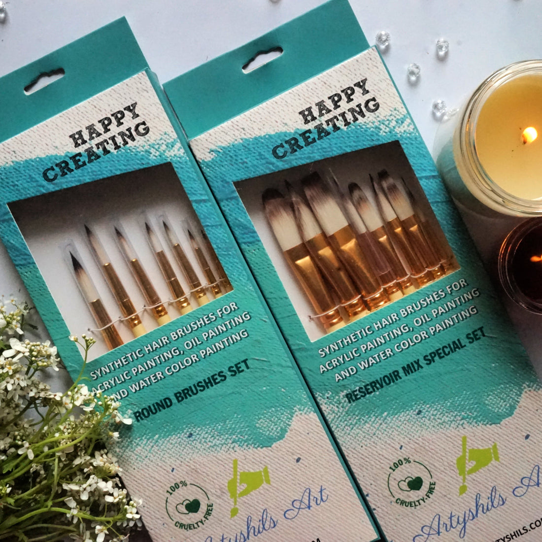 COMBO 8 :- Round set + Long hair reservoir set