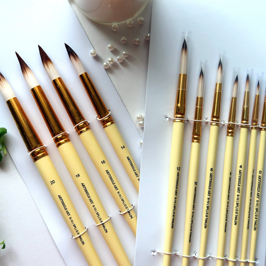 COMBO 20 :- Round set + Round PLUS Brushes sets