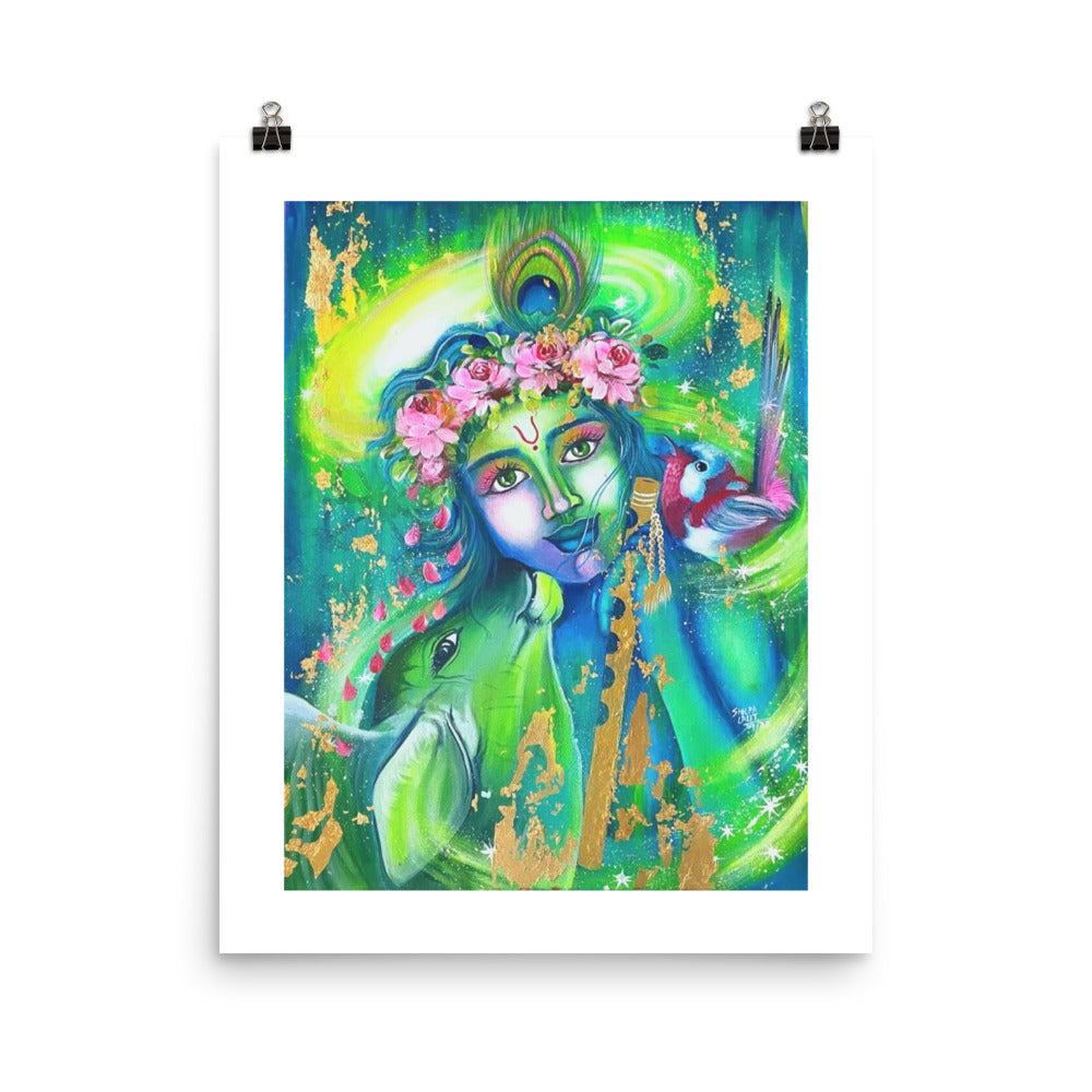 FINE ART PRINT :- LORD KRISHNA