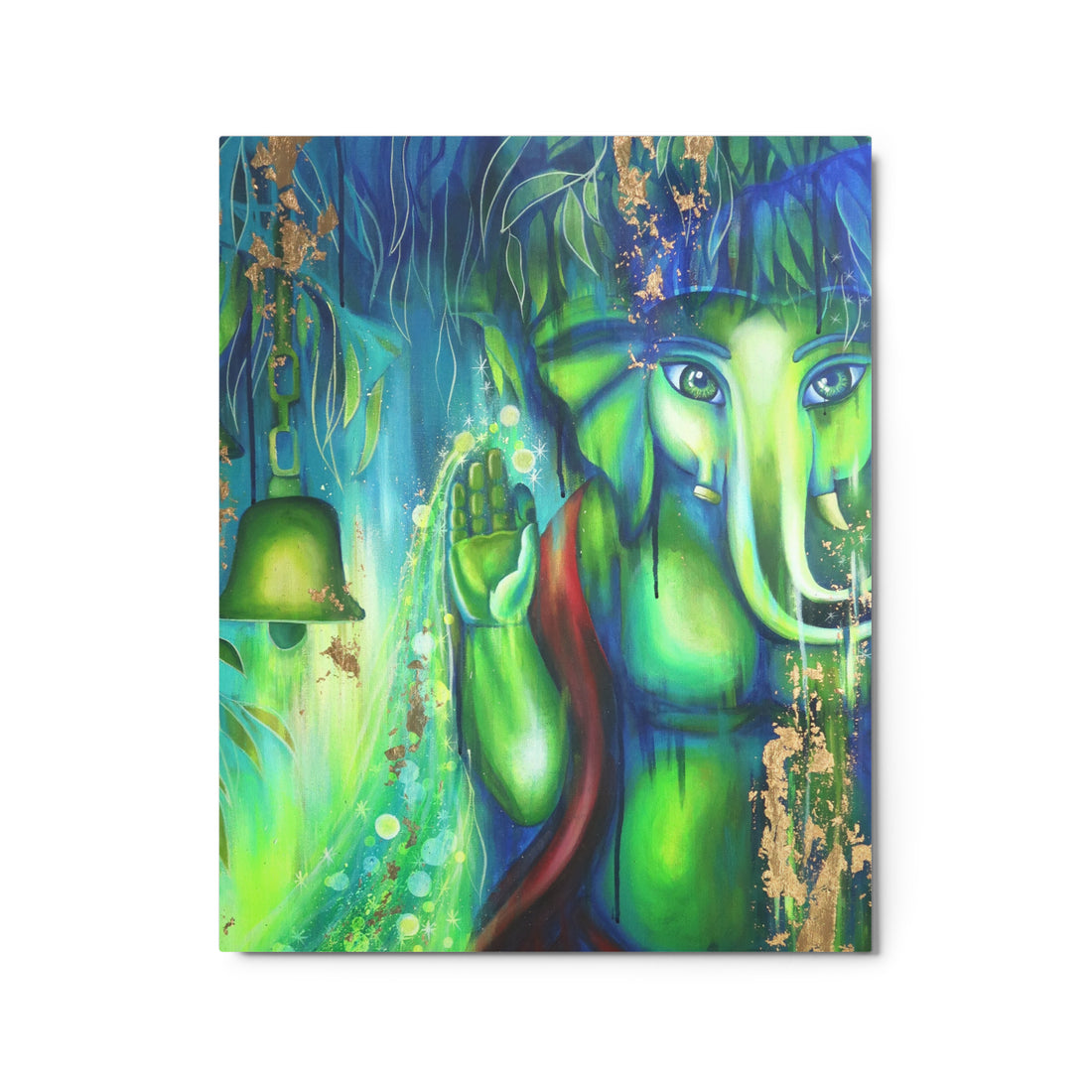 Metal print gloss - Lord Ganesha art