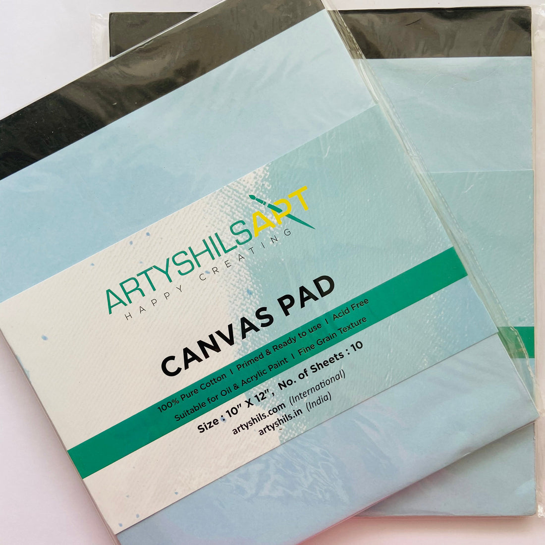 10/12” - 1 Medium size canvas pad